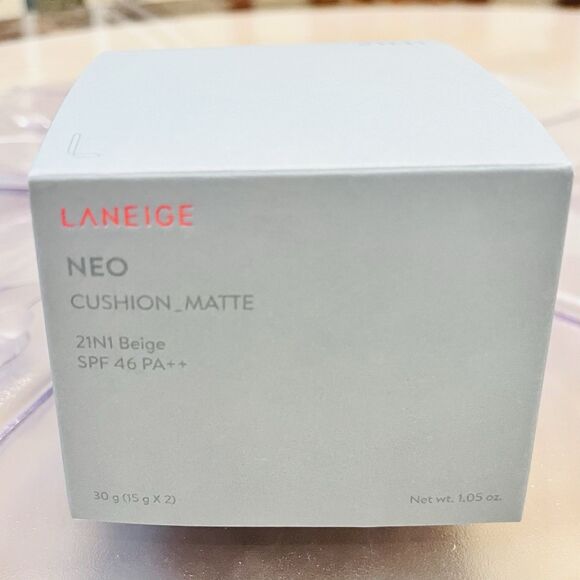 LANEIGE Neo Cushion_Matte 15g*2 SPF46 PA++Shade 21N1 Beige Refill - Picture 10 of 12